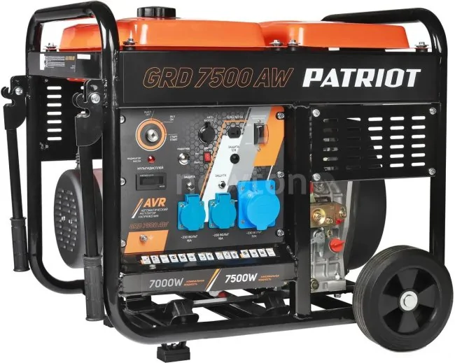 Дизельный генератор Patriot GRD 7500AW