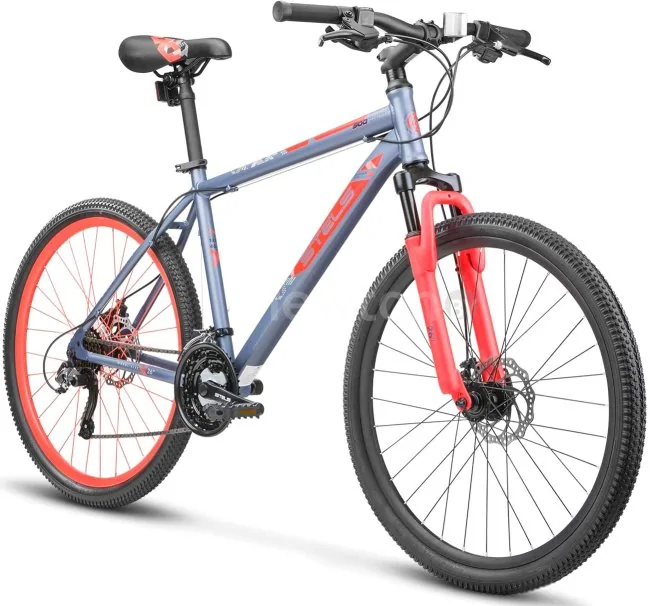 Велосипед Stels Navigator 500 MD 26 F020 р.20 2023 (серый/красный)