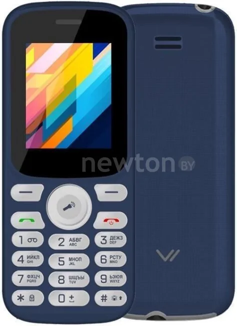 Кнопочный телефон Vertex M124 (синий)