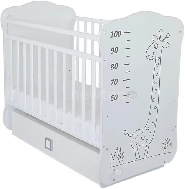 Классическая детская кроватка СКВ-Компани СКВ-4 411001-2 (белый)