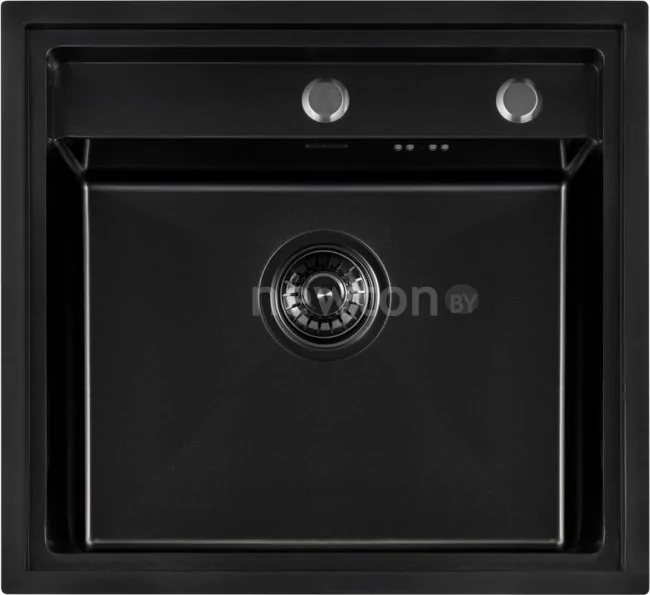 Кухонная мойка ARFEKA Eco AR 520*490 Black PVD Nano