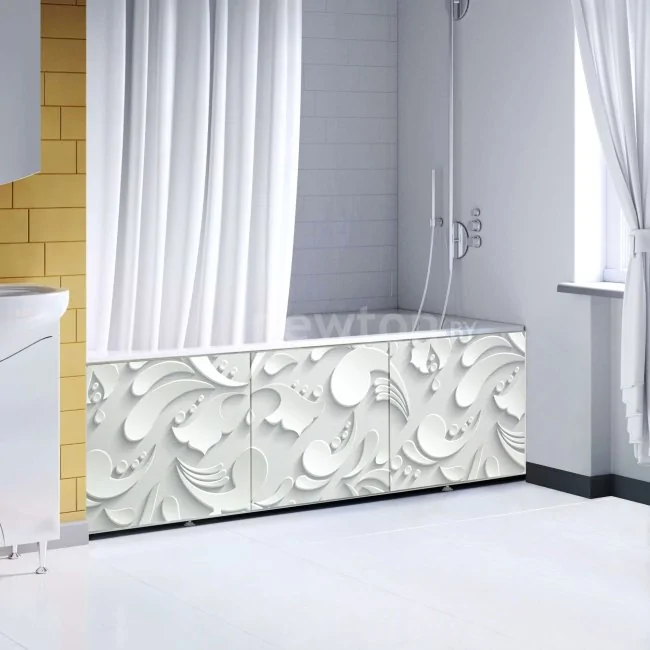 Фронтальный экран под ванну Comfort Alumin Ажур 3D 1.7