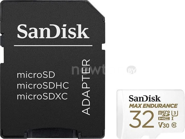 Карта памяти SanDisk microSDHC SDSQQVR-032G-GN6IA 32GB (с адаптером)