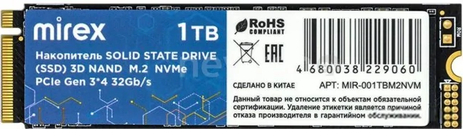 SSD Mirex 1TB MIR-001TBM2NVM