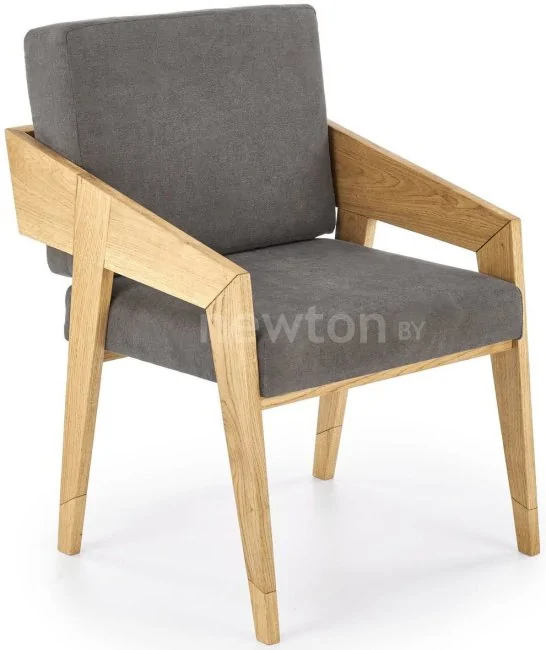 Интерьерное кресло Halmar Freedom (дуб натуральный/серый)