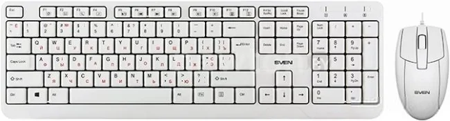 Мышь + клавиатура SVEN KB-S330C (белый)