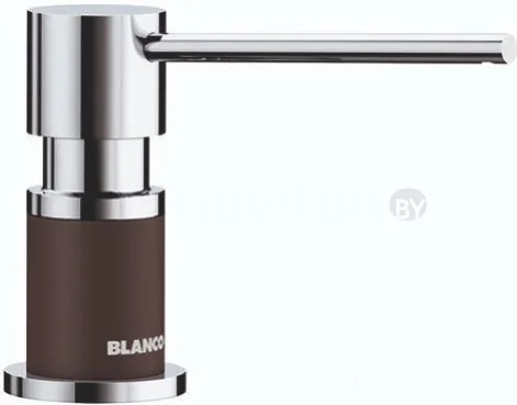 Дозатор для жидкого мыла Blanco Lato (хром/кофе)