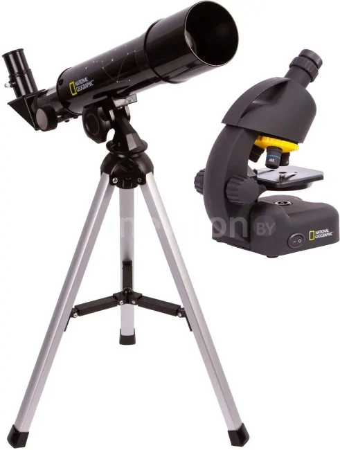 Телескоп Bresser National Geographic 50/360 AZ + микроскоп 40–640x