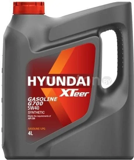 Моторное масло Hyundai Xteer Gasoline G700 5W-40 4л