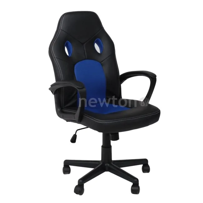 Кресло AksHome Flaviy (черный/серый/синий)