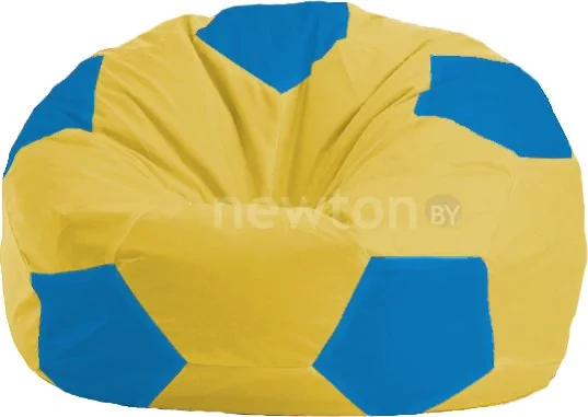 Кресло-мешок Flagman Мяч Стандарт М1.1-263 (желтый/голубой)