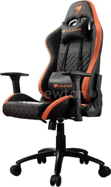 Кресло Cougar Rampart (черный/оранжевый)