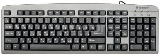 Клавиатура Defender Element HB-520 PS/2 RU (серый)