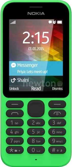 Кнопочный телефон Nokia 215 Green