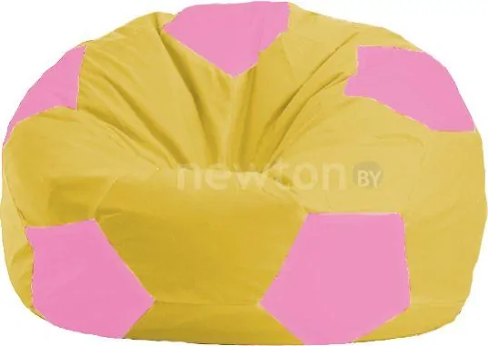 Кресло-мешок Flagman Мяч Стандарт М1.1-257 (желтый/розовый)