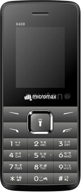 Кнопочный телефон Micromax X408 (серый)