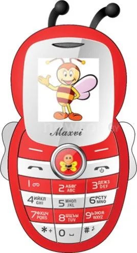 Кнопочный телефон Maxvi J8 Red