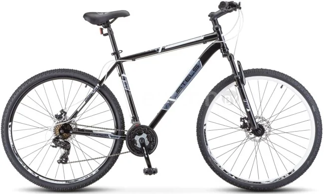 Велосипед Stels Navigator 700 MD 27.5 F020 р.17.5 2023 (черный/белый)