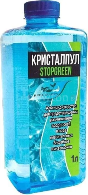 Химия для бассейна Кристалпул Stopgreen 1 л
