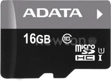 Карта памяти A-Data Premier microSDHC UHS-I (Class 10) 16GB (AUSDH16GUICL10-R)