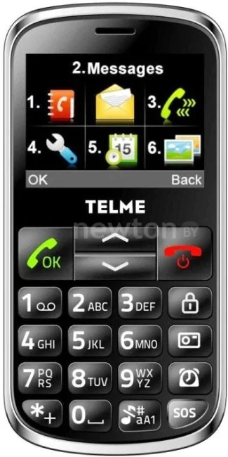 Кнопочный телефон Vertex C300 Black