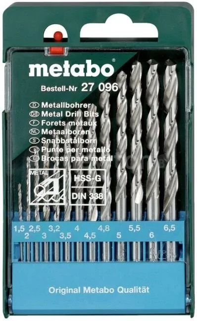 Набор сверл Metabo 627096000 (13 предметов)