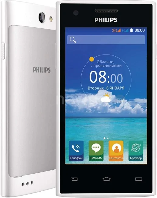 Смартфон Philips S309 White