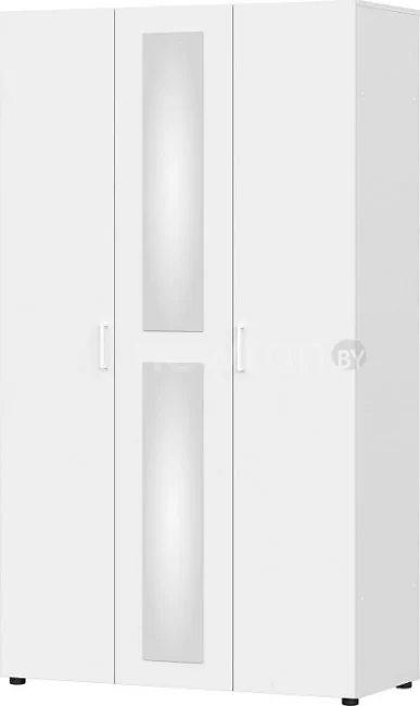 Шкаф распашной NN мебель Токио трехстворчатый (белый текстурный)