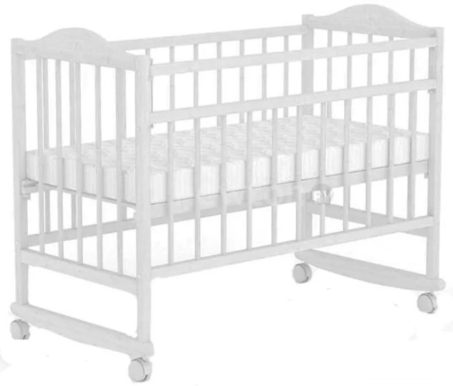Классическая детская кроватка Фея 204 (белый) [0005512-03]
