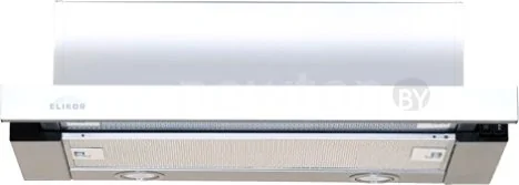 Вытяжка кухонная Elikor Интегра Glass 60П-400-В2Л (белый/белое стекло) (144567)
