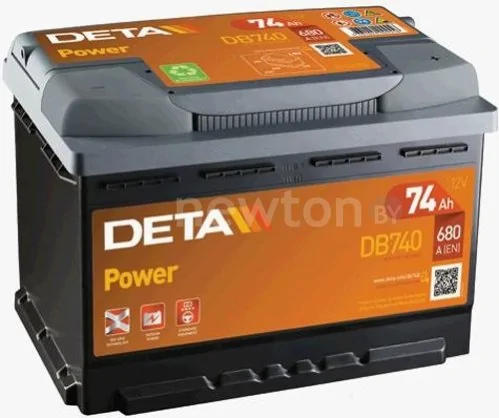 Автомобильный аккумулятор DETA Power DB740 (74 А·ч)