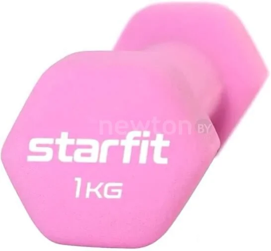 Гантели Starfit DB-201 1 кг (розовый)
