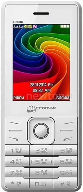 Кнопочный телефон Micromax X2400 White