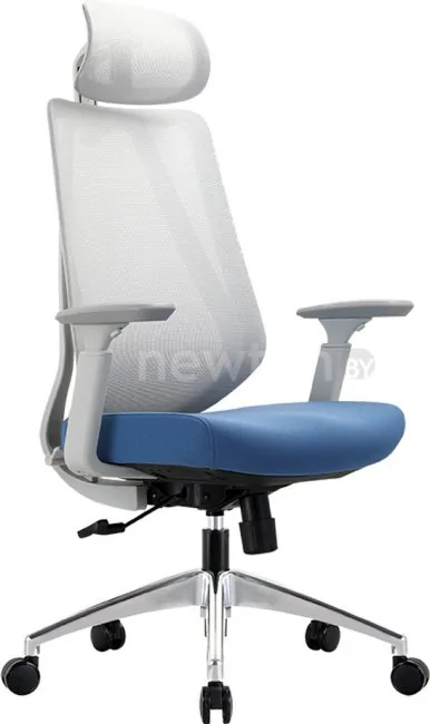 Кресло CHAIRMAN CH580 (серый/голубой)