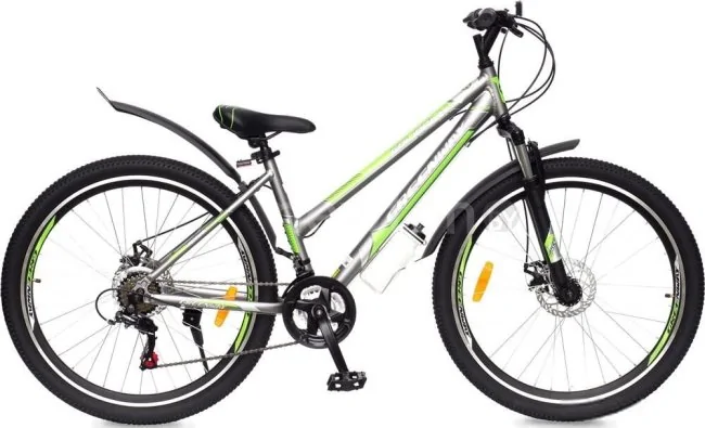 Велосипед Greenway Colibri-H 24 р.14 2021 (серый/зеленый)