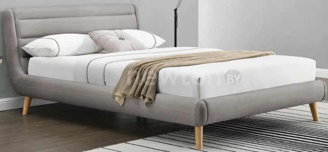 Кровать Halmar Elanda 160x200 (светло-серый)