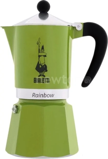 Гейзерная кофеварка Bialetti Rainbow (6 порций, зеленый)