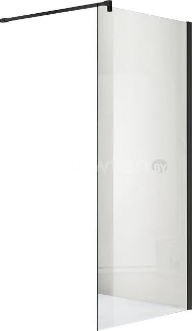Душевая стенка Aquatek AQ WIW 09020BL 90x200 (черный/прозрачное стекло)