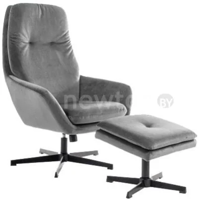 Интерьерное кресло Signal Ford Velvet (серый)