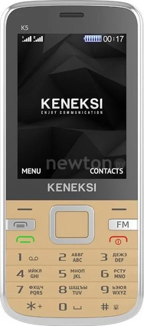 Кнопочный телефон Keneksi K5 Gold