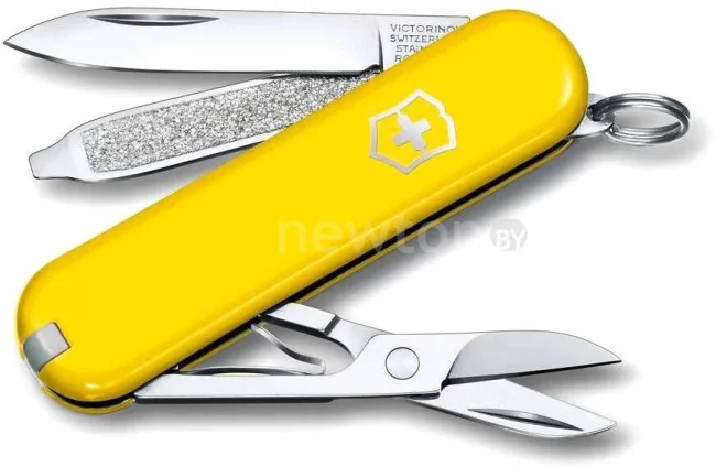 Нож-брелок Victorinox Classic Sunny Side 0.6223.8B1 (блистер, желтый)