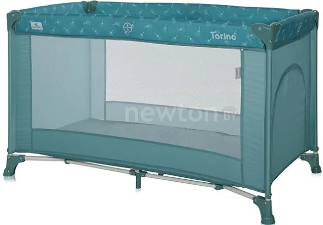 Манеж-кровать Lorelli Torino 1 2022 (арктический, цветочный)