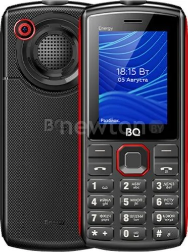 Кнопочный телефон BQ-Mobile BQ-2452 Energy (черный/красный)