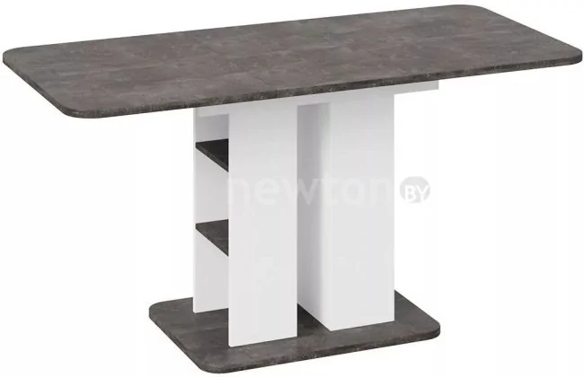 Кухонный стол Трия Мюнхен тип 2 (белый ясень-ателье темный)
