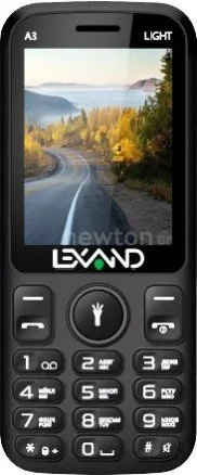 Кнопочный телефон Lexand A3 Light Black
