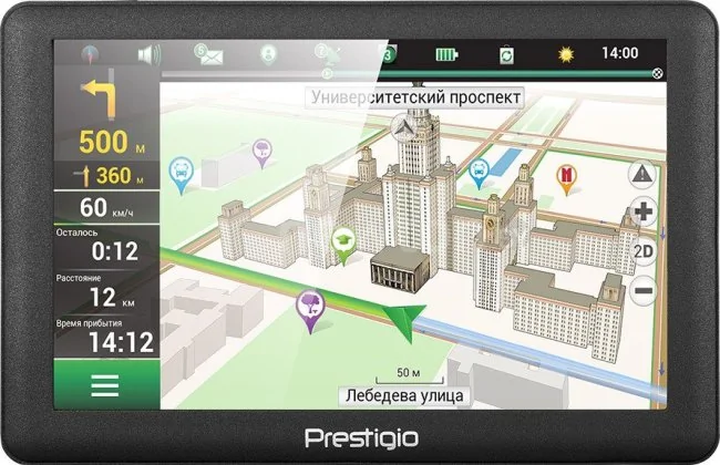 GPS навигатор Prestigio GeoVision 5066 Navitel
