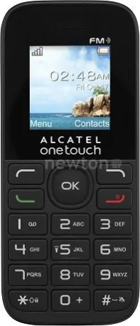 Кнопочный телефон Alcatel One Touch 1013D White