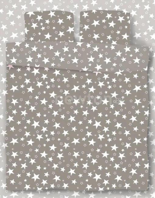 Постельное белье Samsara Stars Grey 220-15 205x220