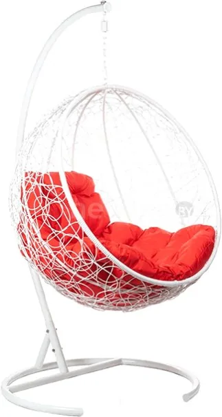 Подвесное кресло BiGarden Kokos (белый/красный)