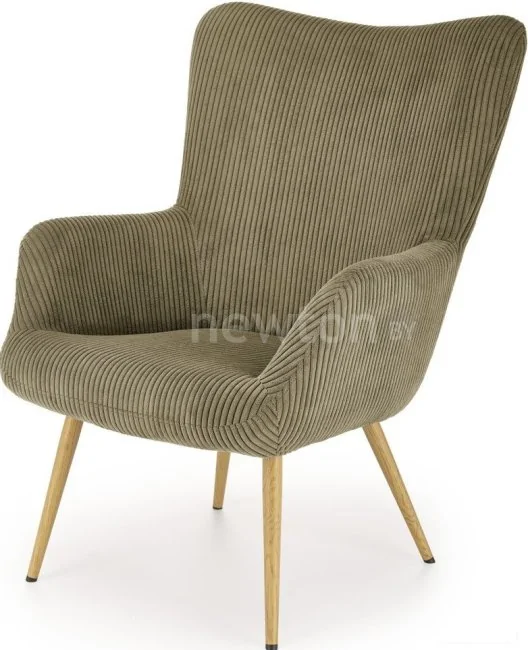 Интерьерное кресло Halmar Amaro (оливковый)